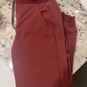 DARK CHERRY Figs Joggers